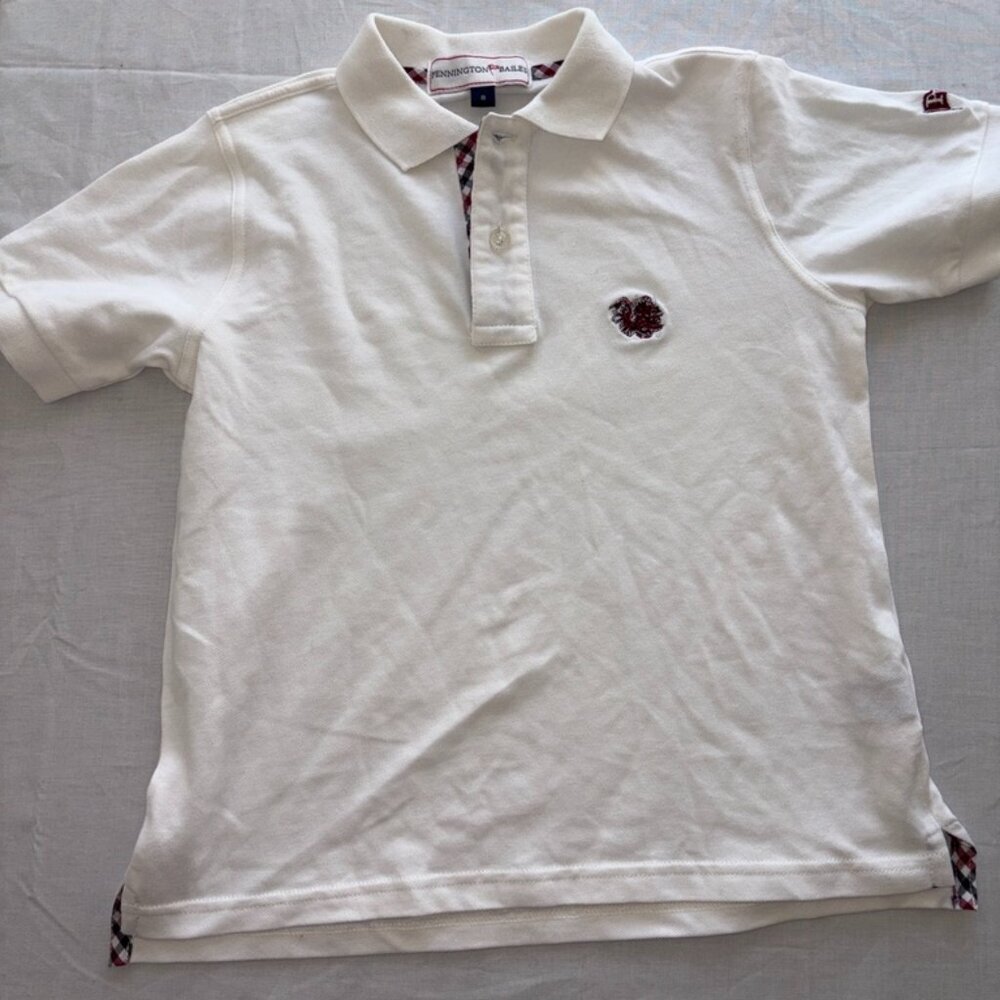 NWOT Pennington & Bailes USC S. Carolina Gamecock Polo Embroidered Size 8